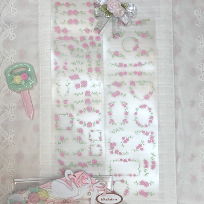 [Dear Doris] Rose Kiss Cut Tape