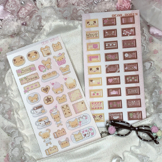 [Dear Doris] Pixel Cookie Sticker