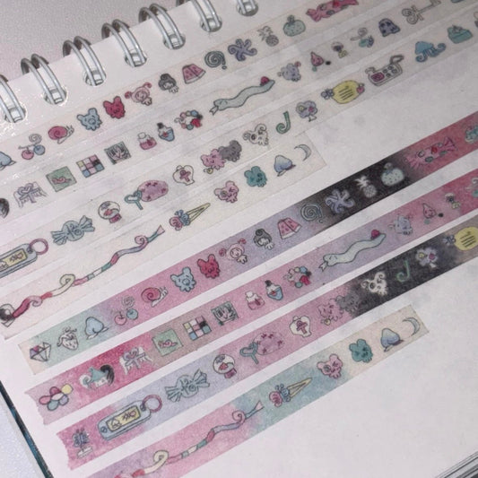 [Chichi] Pixel Ghosts Washi Tape