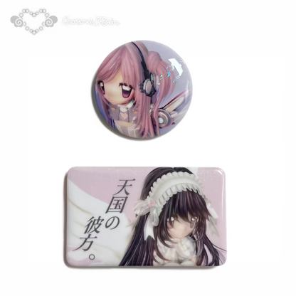 (Pre-Order)[Caramel Rain] Character Pin Button