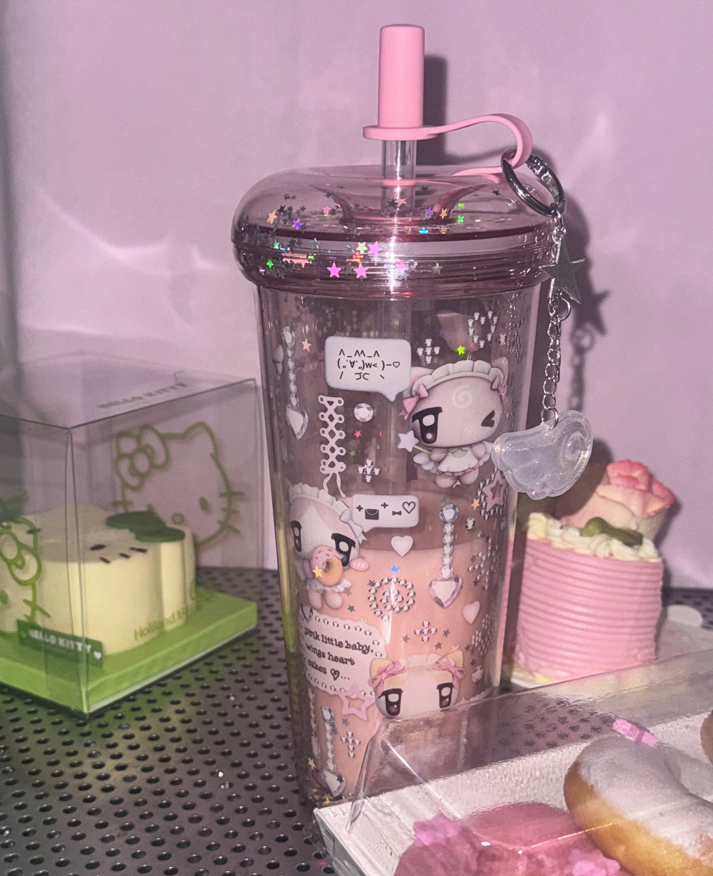 (Pre-Order)[Caramel Rain] Angel Animal Cup 520ml