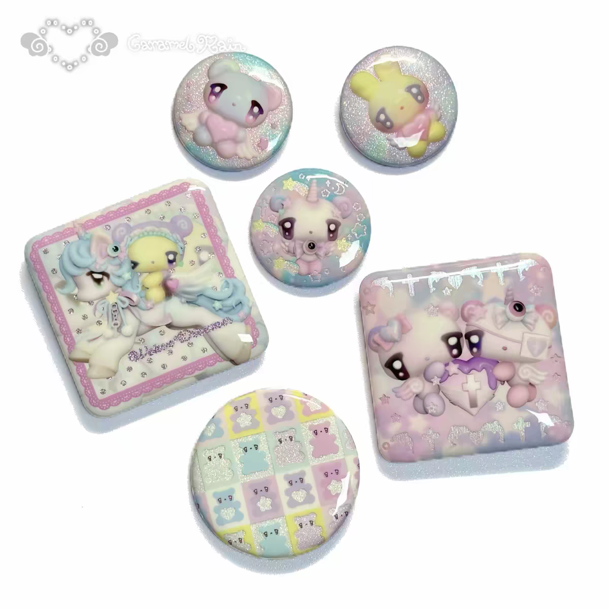 (Pre-Order)[Caramel Rain] Weave Dreamer Pin Button