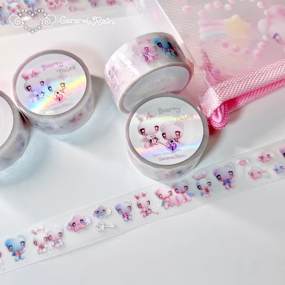 (Pre-Order)[Caramel Rain] Starry Tales Kiss Cut Tape