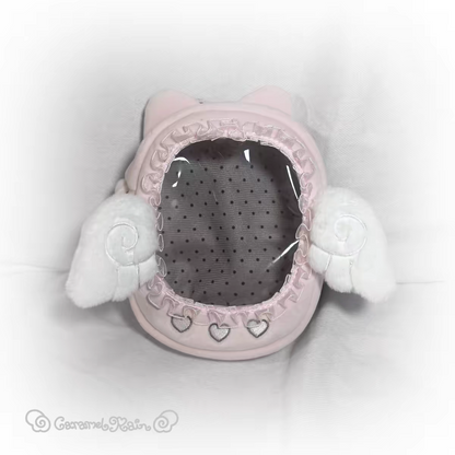 (Pre-Order)[Caramel Rain] Angel Cat Plushies Bag