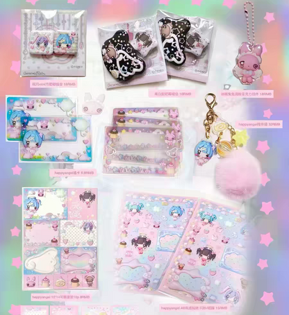 (Pre-Order)[Caramel Rain] Happy Angel Sticker & Accessories