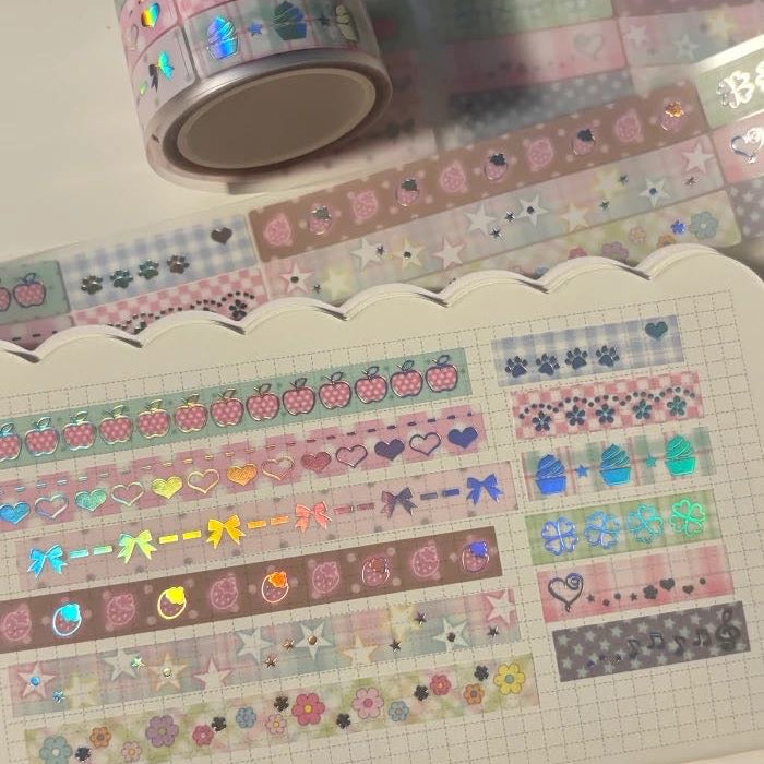 [Happiest] Soft Rectangle Kiss Cut Tape