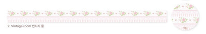 Pearly Button Rose Garden Washi Tape
