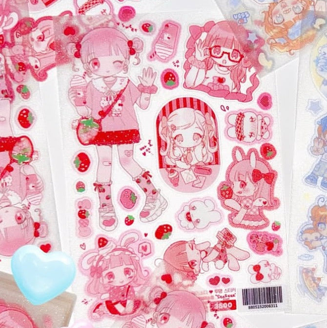 Seolkee Strawberry Soda Sticker
