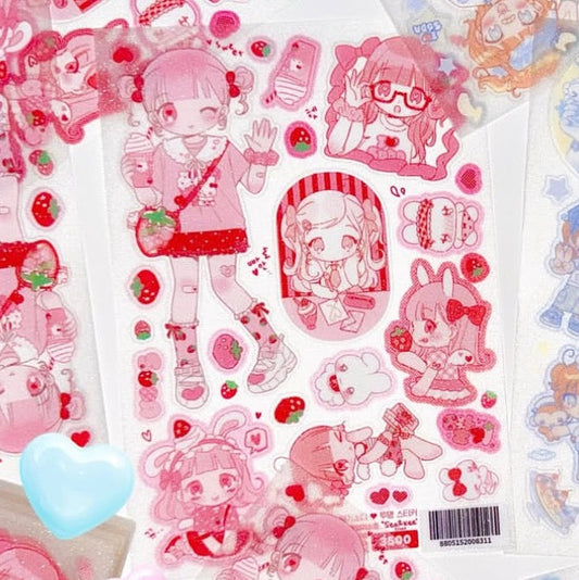 Seolkee Strawberry Soda Sticker