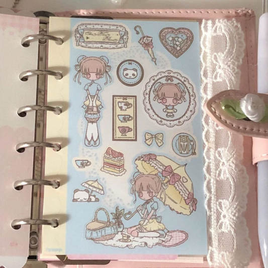Yeonpopo A7 Chai Time Picnic Sticker