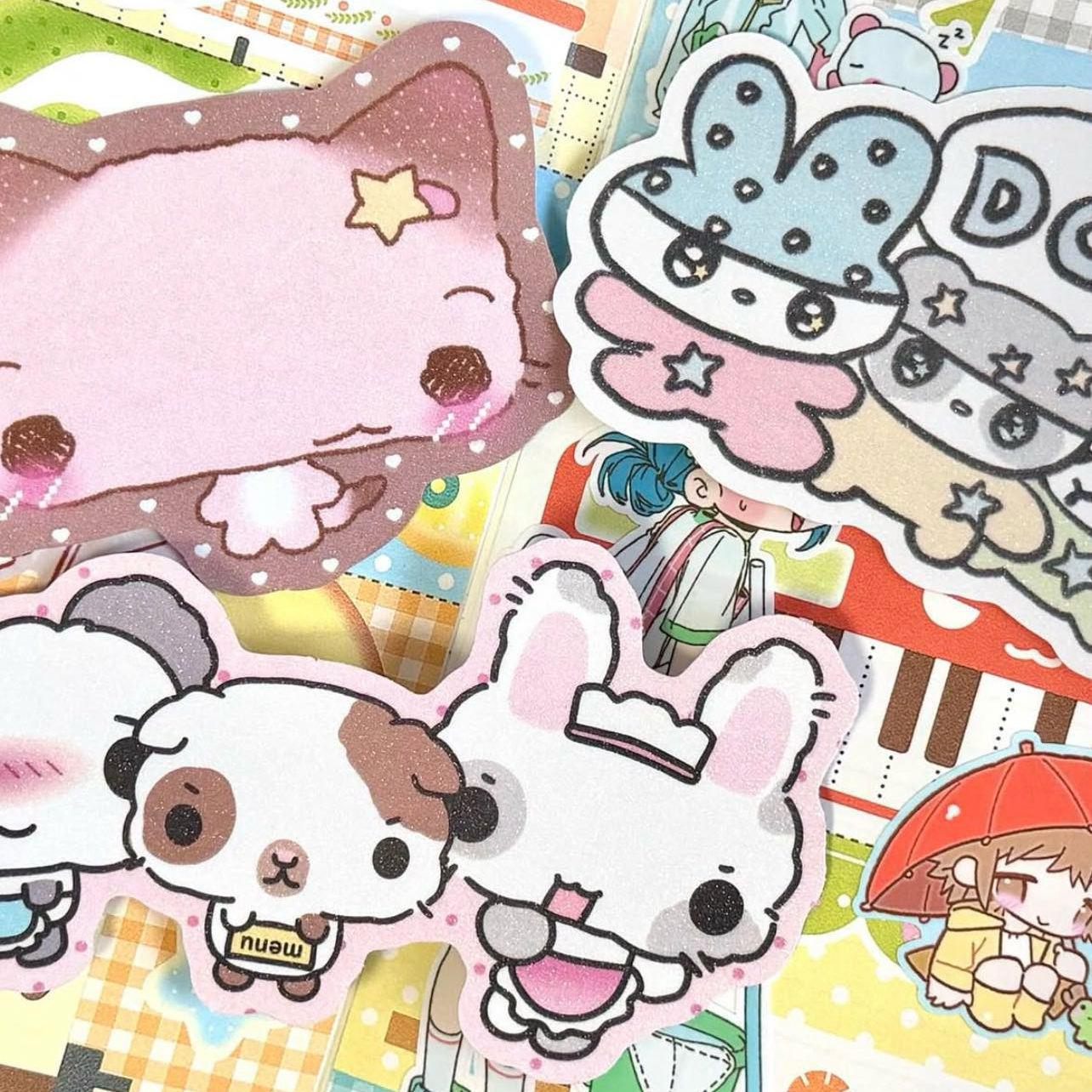 [Happy Nyang Day] Collaboration Sticker Pack 3p