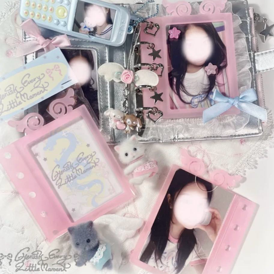 [Cherish] 5 Ring Angel Card Holder