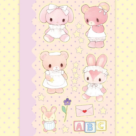 Heartwarmingclub Pastel Teddy Sticker