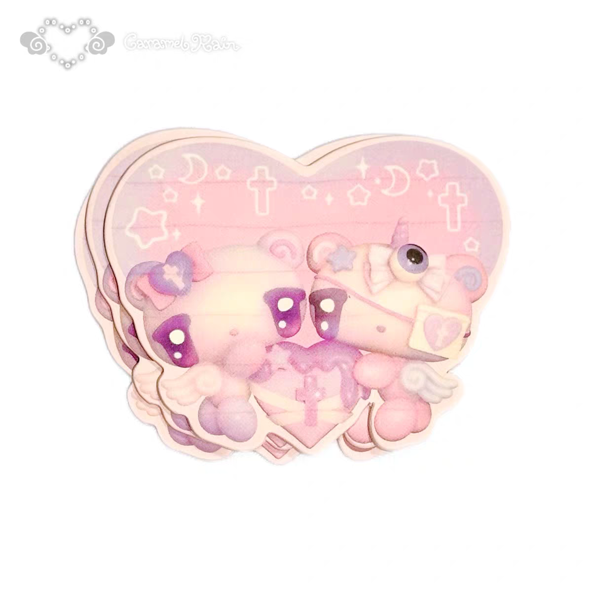 (Pre-Order)[Caramel Rain] Shaped Memo Pad 10p