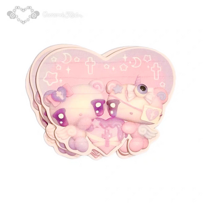 (Pre-Order)[Caramel Rain] Shaped Memo Pad 10p
