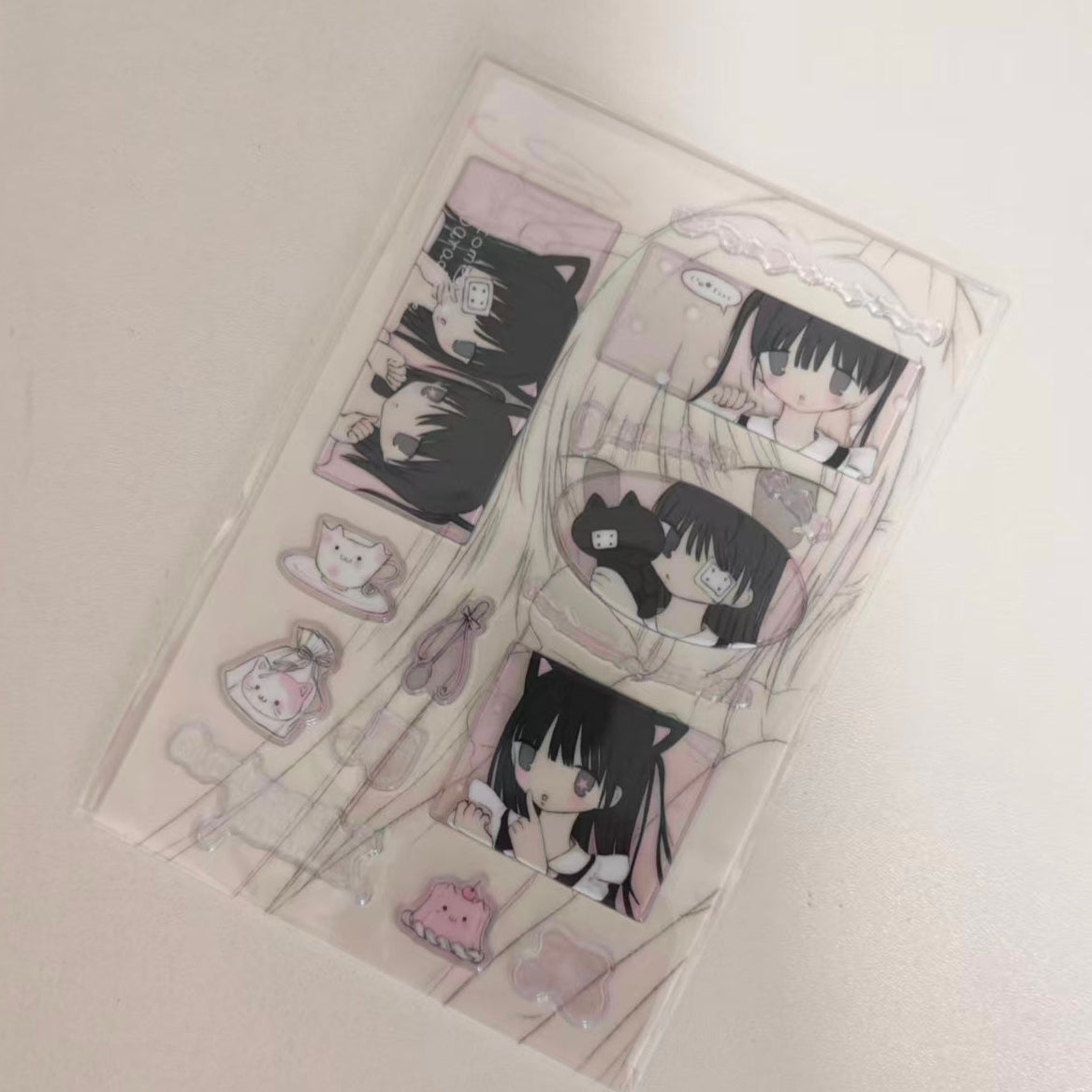 [Monvoko] Black Cat Puffy Sticker