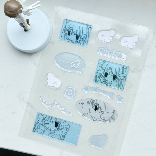 [Monvoko] Angel Links Puffy Sticker