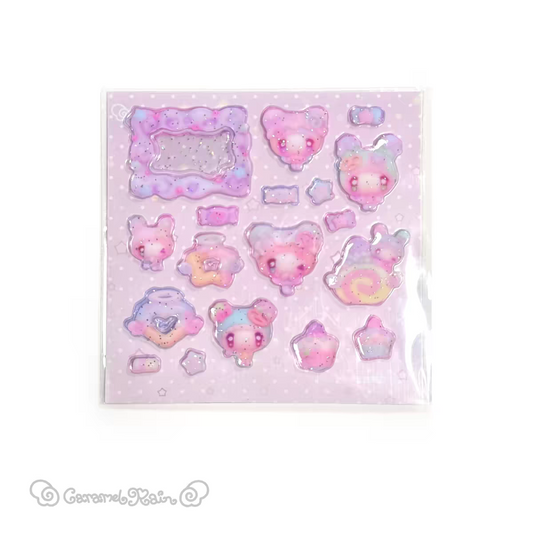 [Caramel Rain] Glitter Puffy Sticker