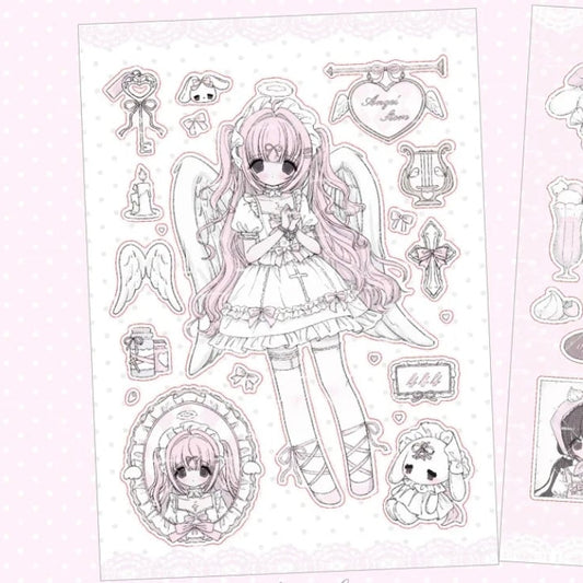 [Dark Pink Pudding] Sweet & Heavenly Sticker