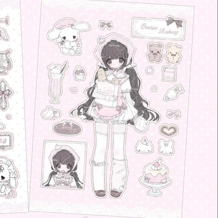 [Dark Pink Pudding] Sweet & Heavenly Sticker