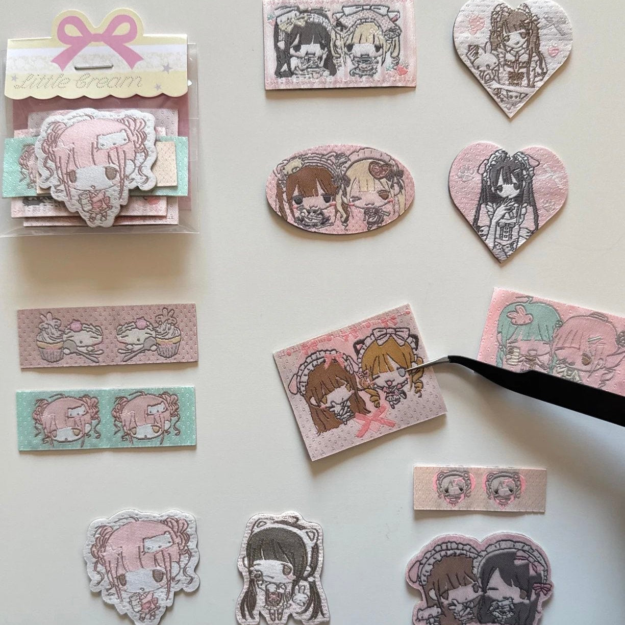 [Little Cream] Vol.4 Fabric Sticker Pack