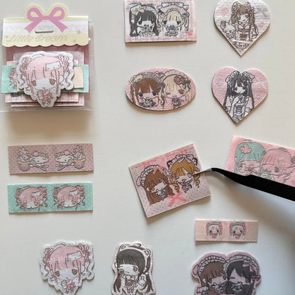 [Little Cream] Vol.4 Fabric Sticker Pack