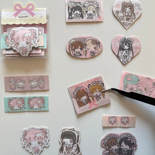 [Little Cream] Vol.4 Fabric Sticker Pack