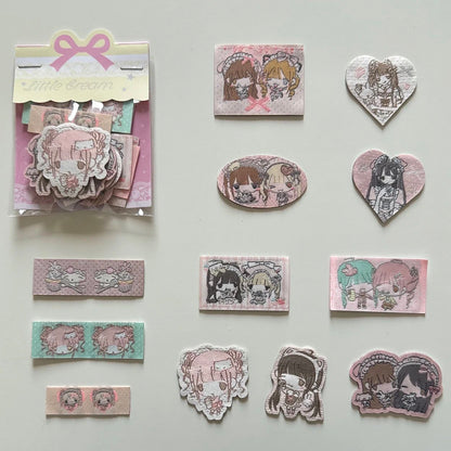 [Little Cream] Vol.4 Fabric Sticker Pack