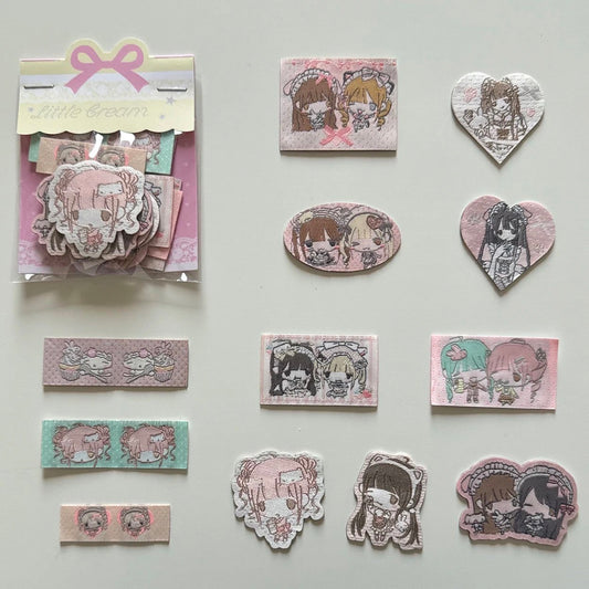 [Little Cream] Vol.4 Fabric Sticker Pack