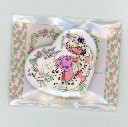 [Oliwa] Fluffy Paradise Pin Button