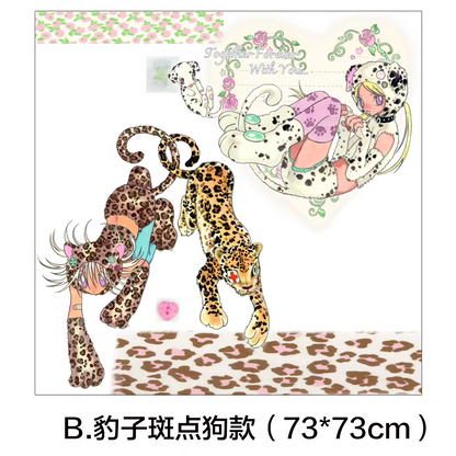 [Oliwa] Fluffy Paradise Animal Fabric Poster
