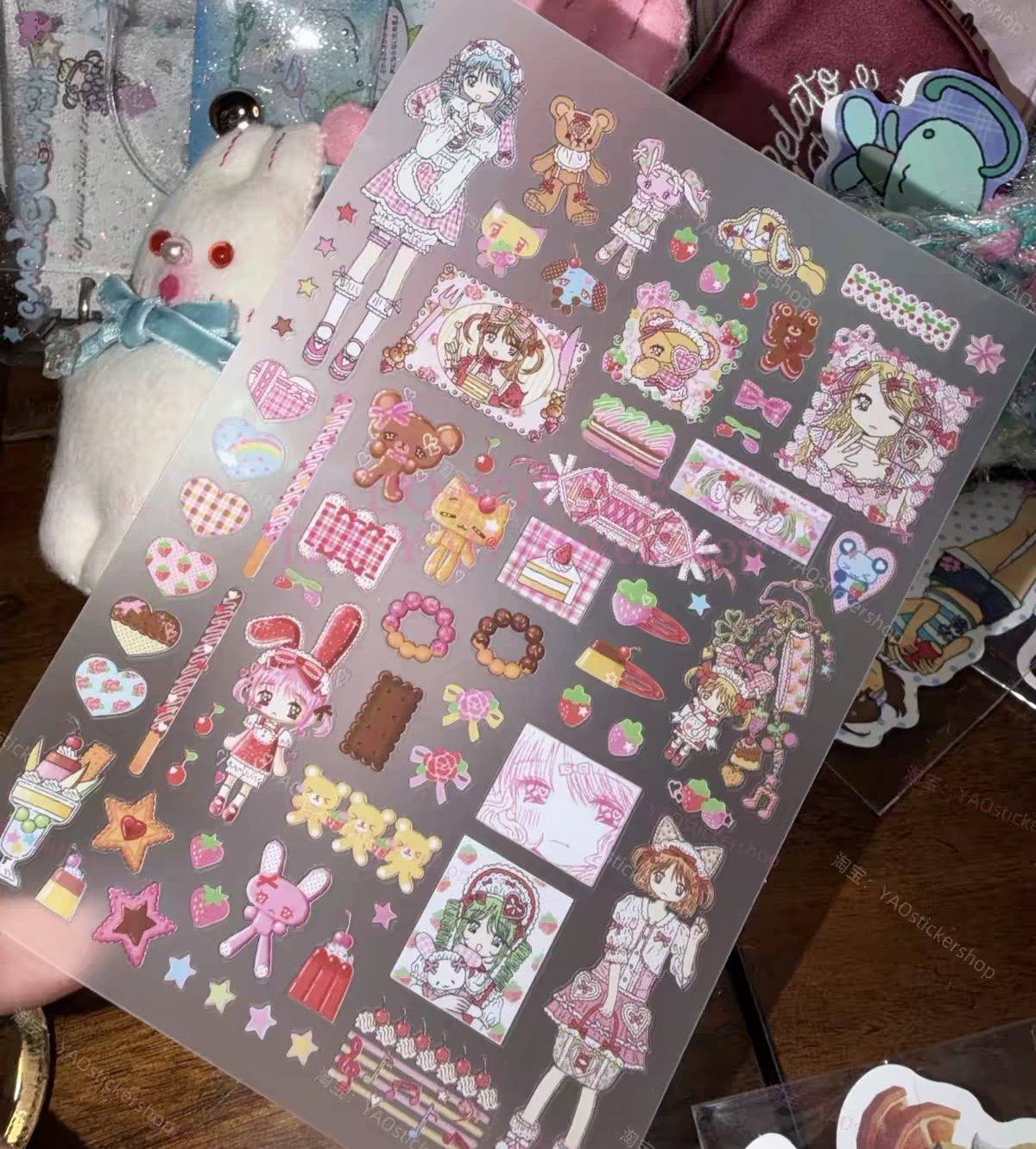 [Yao] Bunny Cookie Sticker