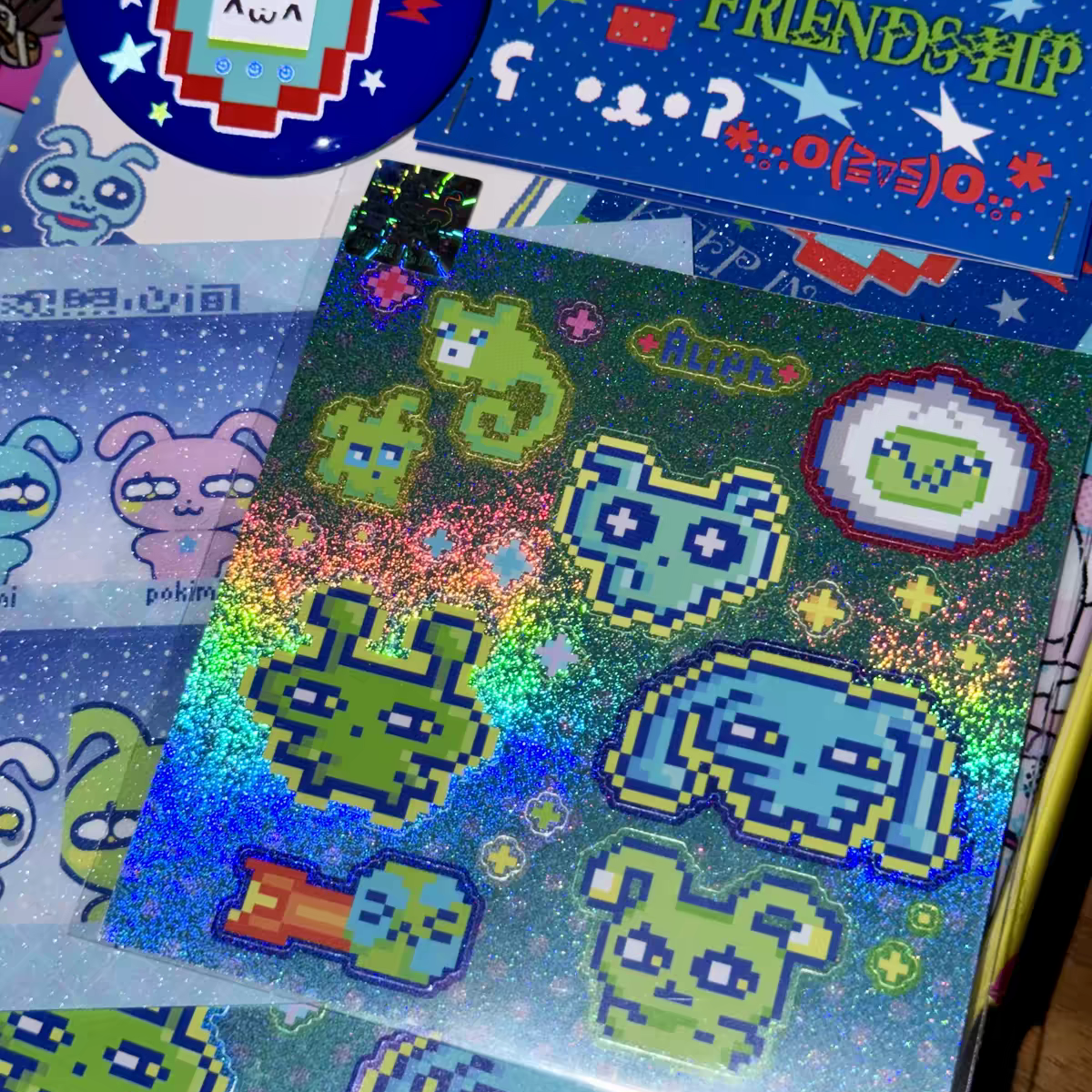 [Royalkkk] Holographic Gliter Sticker
