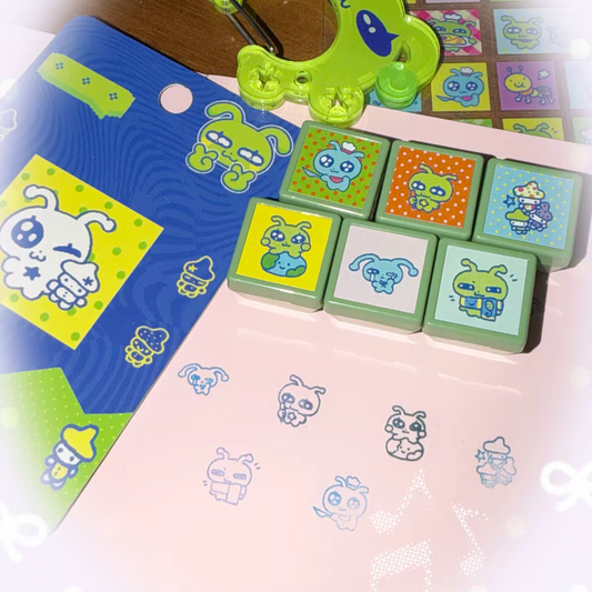 [Royalkkk] Matcha Alien Stamp