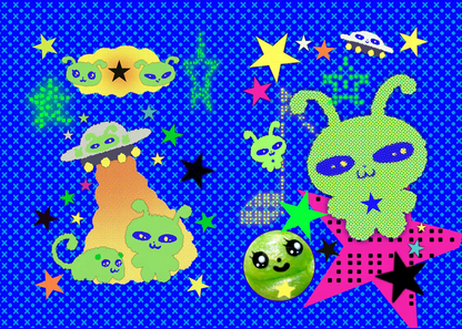 [Royalkkk] Alien Notebook 14x10cm
