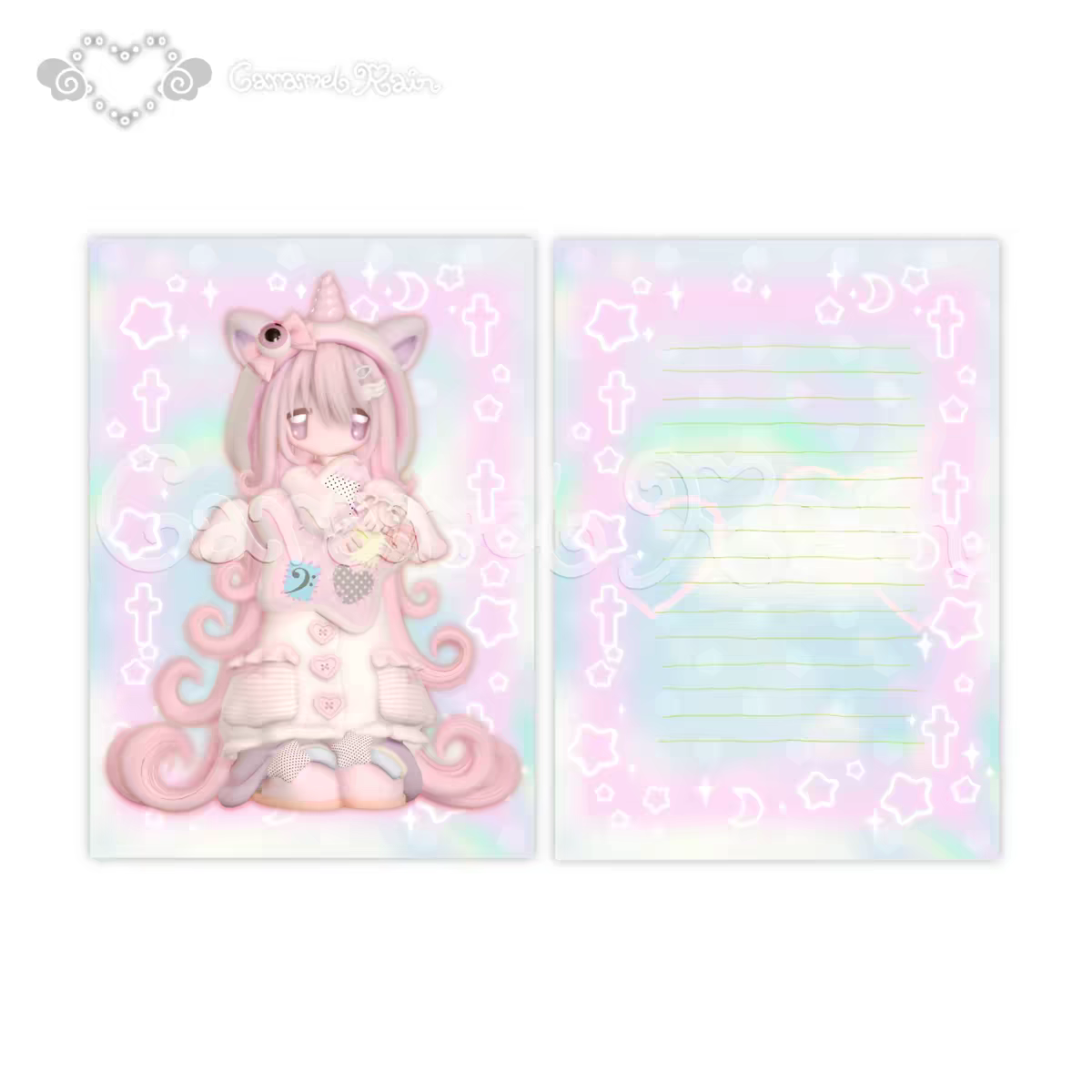 [Caramel Rain] Character Postcard