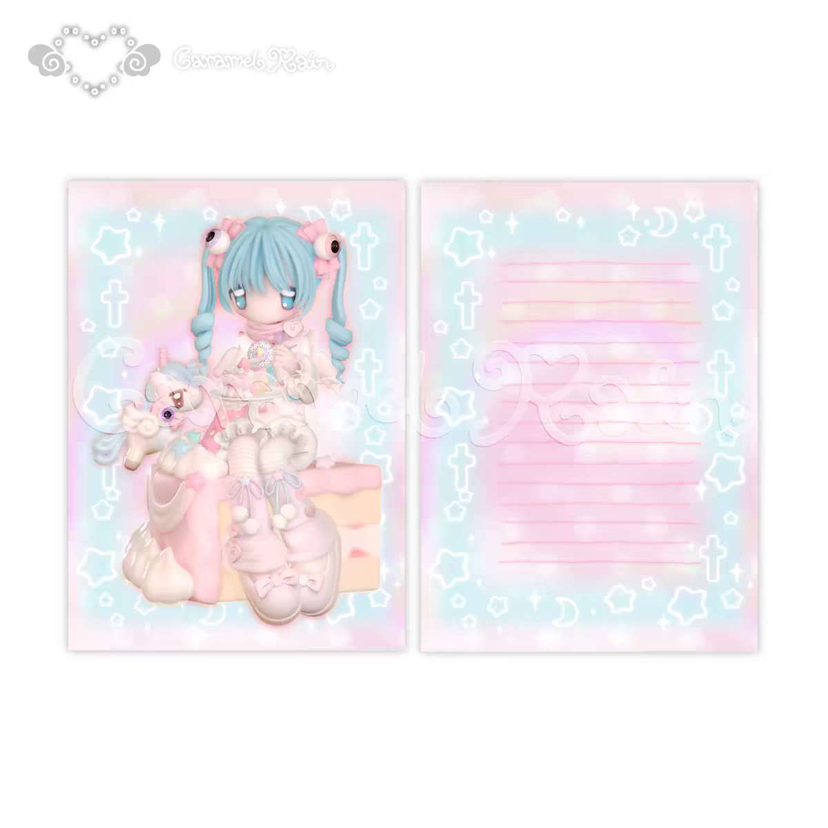 [Caramel Rain] Character Postcard