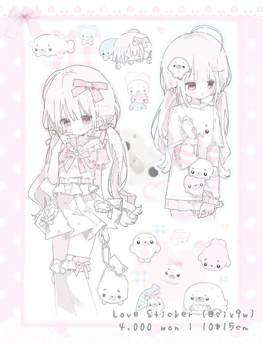 [Angeloveyou] Six9w Love Sticker