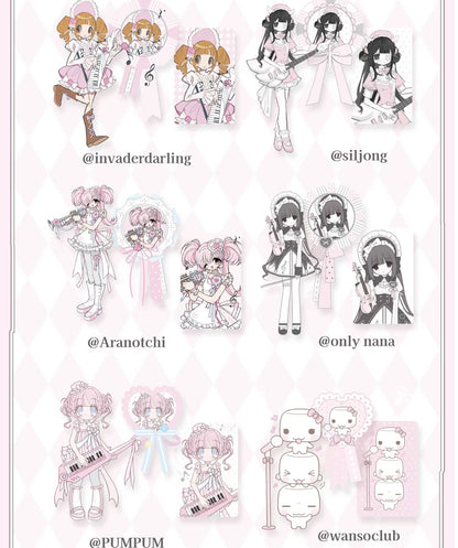 Kiyo Collaboration Sticker & Card Set