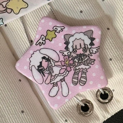 Sunonebird & Kiyo Pin Button/ Fabric Poster