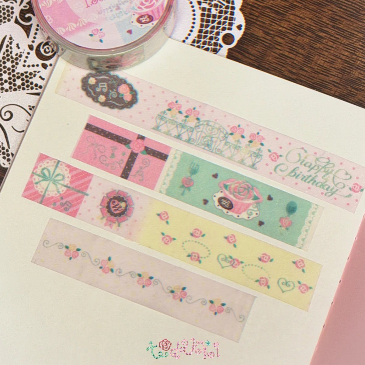 [Todakki] Happy Birthday Glitter Masking Tape