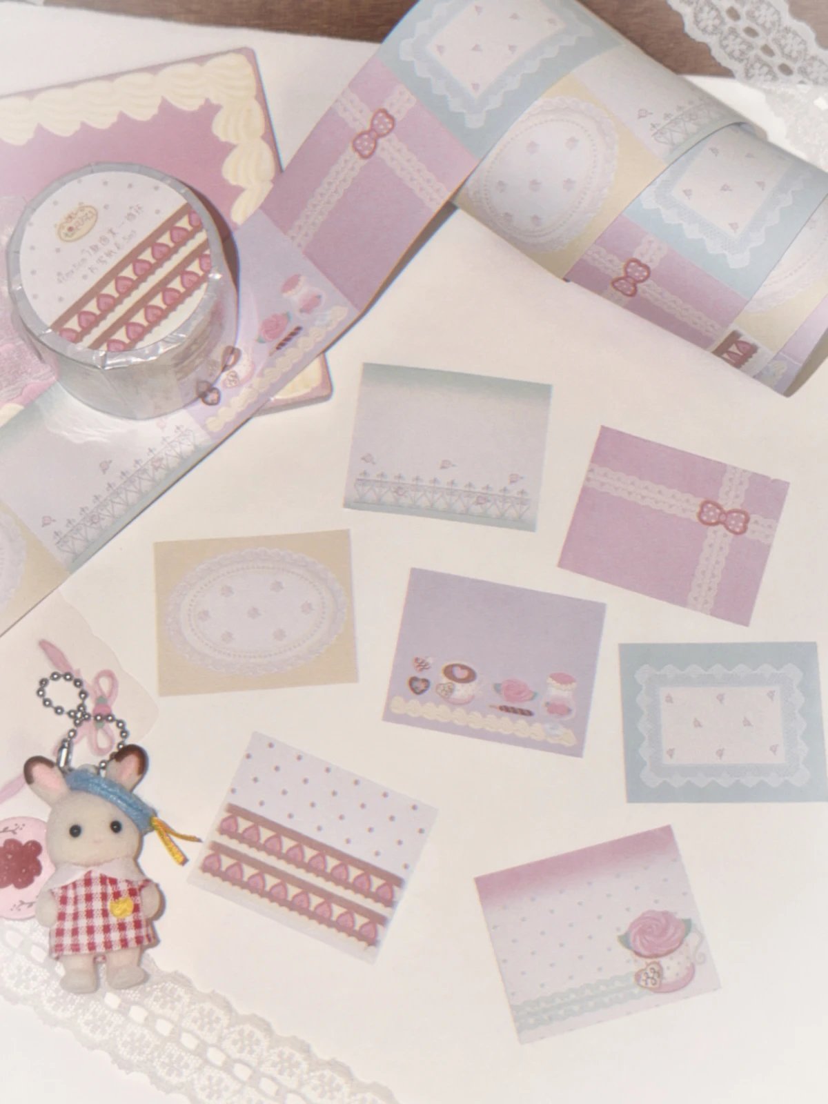 [Todakki] Rose Cafe Memo Sticker Tape #2