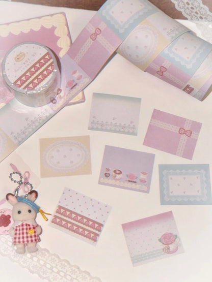 [Todakki] Rose Cafe Memo Sticker Tape #2