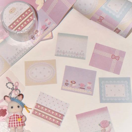 [Todakki] Rose Cafe Memo Sticker Tape #2