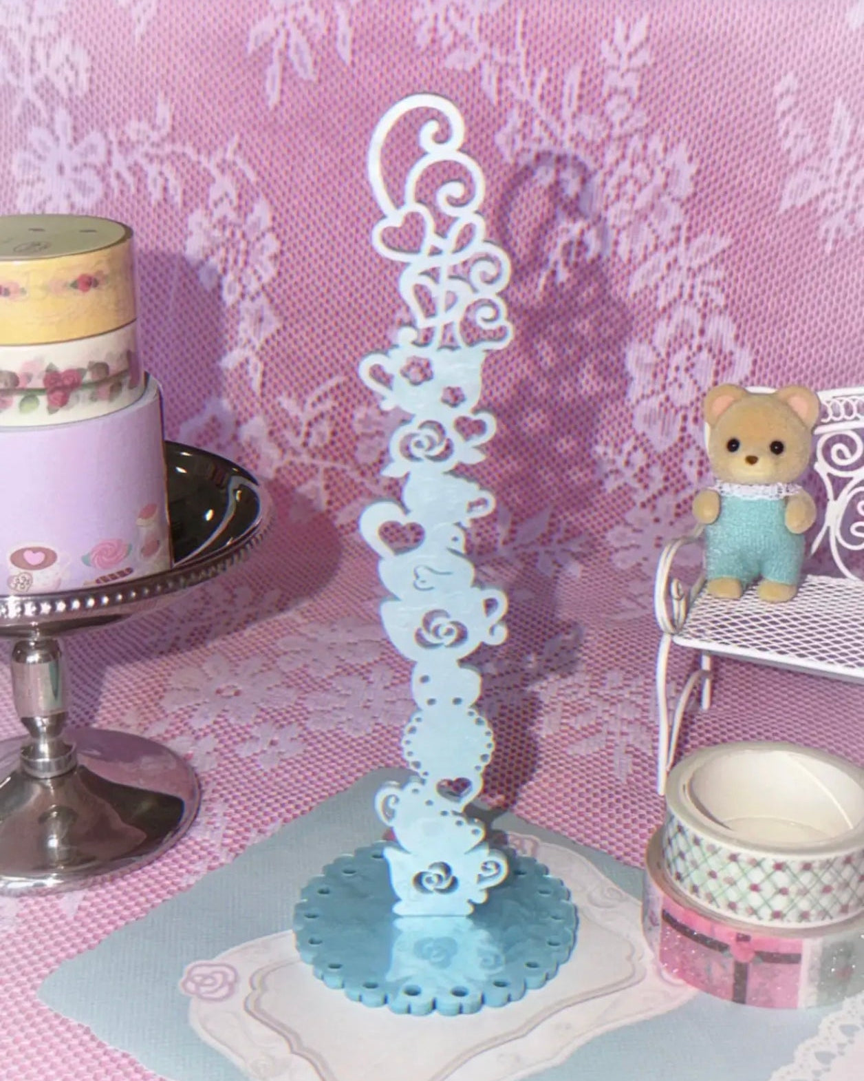 [Todakki] Rose Cafe Tape Standee