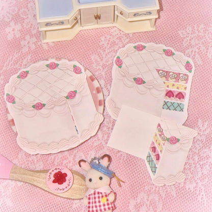 [Todakki] Cake DIY Memo Pack 5p