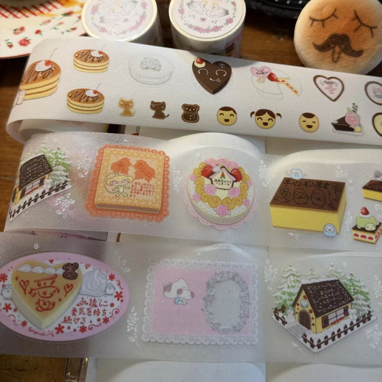 [Forest Note] Cream Cake Kiss Cut Tape