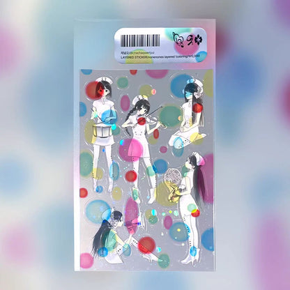 [Channel] Nonenones Layered Coloring Sticker