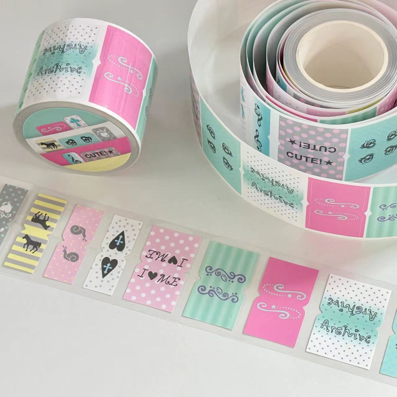 [BIT BY BIT] Index Label Kiss Cut Tape
