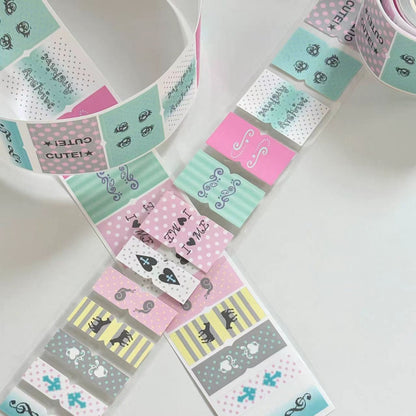 [BIT BY BIT] Index Label Kiss Cut Tape